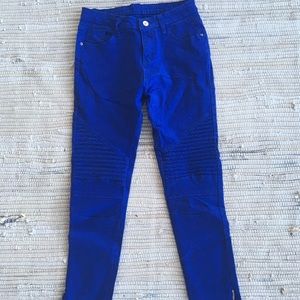 Brilliant Blue Skinny Jeans NWT